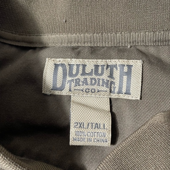 Duluth Trading Co Men's Canvas Full zip Work Jacket Brown Men’s Sz 2XL Tall - Picture 6 of 9